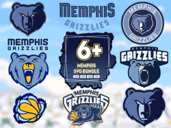 6 Files Memphis Grizzlies Svg Bundle