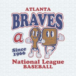 Atlanta Braves National League Baseball Since 1966 SVG