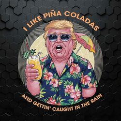 I Like Pina Coladas Trump Election PNG
