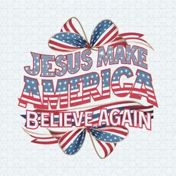 Jesus Make America Believe Again Bow Tie PNG