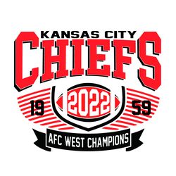 2022 AFC West Champions Kansas City Chiefs SVG