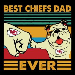 Dad Ever And Dog Fan Kansas City Chiefs SVG