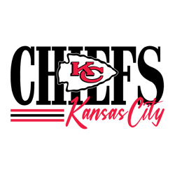 Kansas City Chiefs Football Logo SVG File 2024