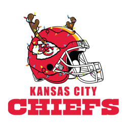Kansas City Chiefs Helmet Deer Antlers Svg Digital Download