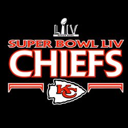 Kansas City Chiefs Super Bowl LIV Sports SVG