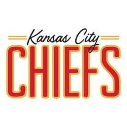 Kansas City Chiefs Text Logo Graphic SVG