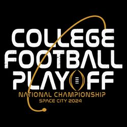 College Football Playoff Space City 2024 SVG