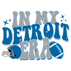 Retro In My Detroit Era Football SVG
