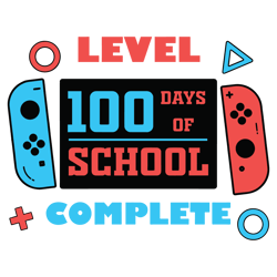 Level 100 Days Of School Completed SVG