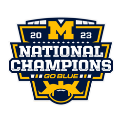 Michigan Wolverines 2023 National Champions Go Blue SVG