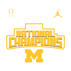 2023 National Champions Michigan SVG