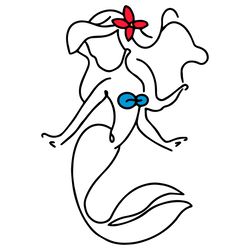 The Little Mermaid Princess Ariel SVG Mouse Head SVG Mouse Ears Disneyy Princess SVG Vinyl Cut File SVG Pdf PNG