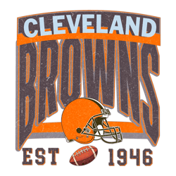 Cleveland Browns Est 1946 Helmet PNG