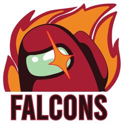 Among Us Atlanta Falcons SVG