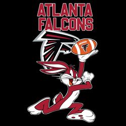 Atlanta Falcons Football Bunny SVG