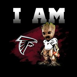 Atlanta Falcons I Am Groot PNG