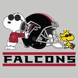 Atlanta Falcons Snoopy Woodstock SVG