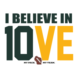 I Believe in Love My Pack My Team SVG