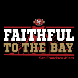 San Francisco 49ers Faithful to the Bay Graphic SVG