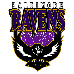 Majestic Flight - Baltimore Ravens Emblem SVG