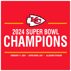 Chefs 2024 Super Bowl Champions SVG