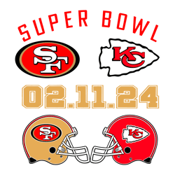 Super Bowl Lviii Sf 49ers Vs Kc Chiefs SVG