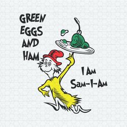 Dr Seuss Green Eggs And Ham SVG
