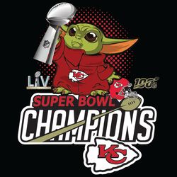 Baby Yoda Super Bowl Champion Kansas City Chiefs Sport Nfl SVG