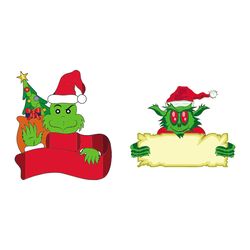Grinch And Scary Yoda Grinch Lovers Green Grinch SVG Merry Christmas Funny Christmas SVG