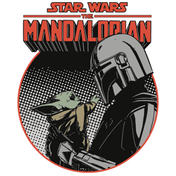 Star Wars The Mandalorian Baby Yoda Mando SVG