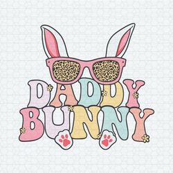 Cute Easter Daddy Bunny SVG