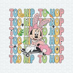 Minnie Too Hip To Hop Easter Day PNG