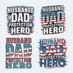 Husband Dad Protection Hero PNG Bundle