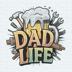 Dad Life Funny Beer Daddy PNG