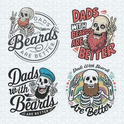Dads With Beards Are Better SVG Bundle