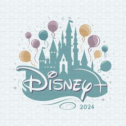 Disney 2024 Castle Disneyland Vacation SVG