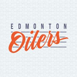 Edmonton Oilers Hockey League NHL SVG Digital Download