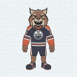 Edmonton Oilers Standard Hunter Mascot SVG Digital Download