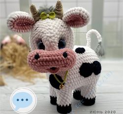 crochet cow
