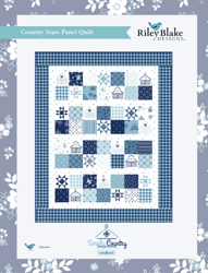 country stars panel quilt pattern - pdf download