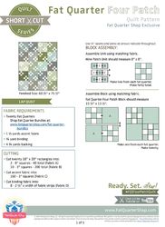 Effortless Elegance: Four Patch Shortcut Quilt Pattern Collection - PDF Exclusive
