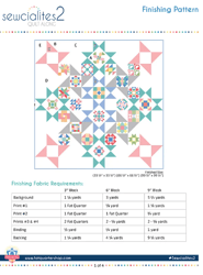 "Fabric Enchantments: Moda Spell it with Fabric! Drawstring Bag and Quilt Pattern - PDF Magical Crafts"