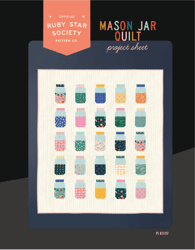 "Country Charm: Mason Jar Quilt Pattern - PDF Homestead Elegance"