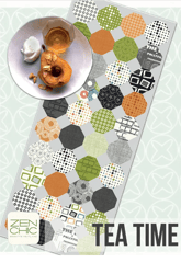 "Timeless Elegance: Reel Time Tea Time Quilt Pattern - PDF Serenity Snapshot"