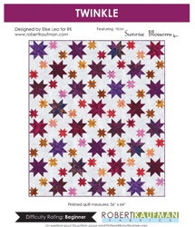 "Starry Serenity: Twinkle Quilt Pattern - PDF Cosmic Comfort"