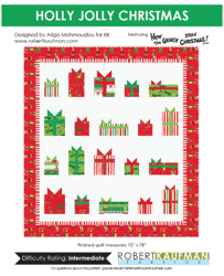 "Holly Jolly Christmas Quilt Pattern - PDF Festive Splendor"