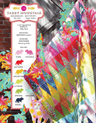 Tula Pink Tabby Mountain Quilt - Downloadable PDF