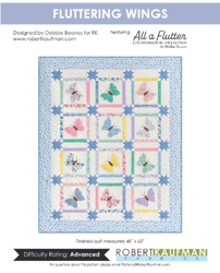"fluttering wings quilt pattern - pdf free spirit"
