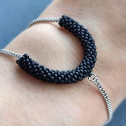 PDF tutorial bead Chain Bracelet | Jewelry DIY | Weave bead pattern with Chain | Beading tutorial