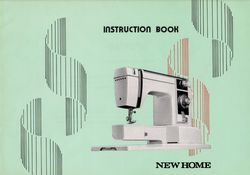 Janome New Home 400 - 400E - Manual of the machine instructions on the XL II unit - Manual of the user - Complete guide